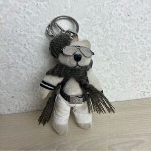 Prada Teddy Bear Keychain Bag Charm Gray Backpack Sunglasses Belt